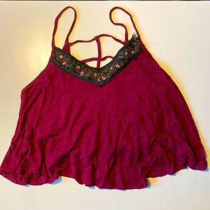 Red light summer top (US size XS)